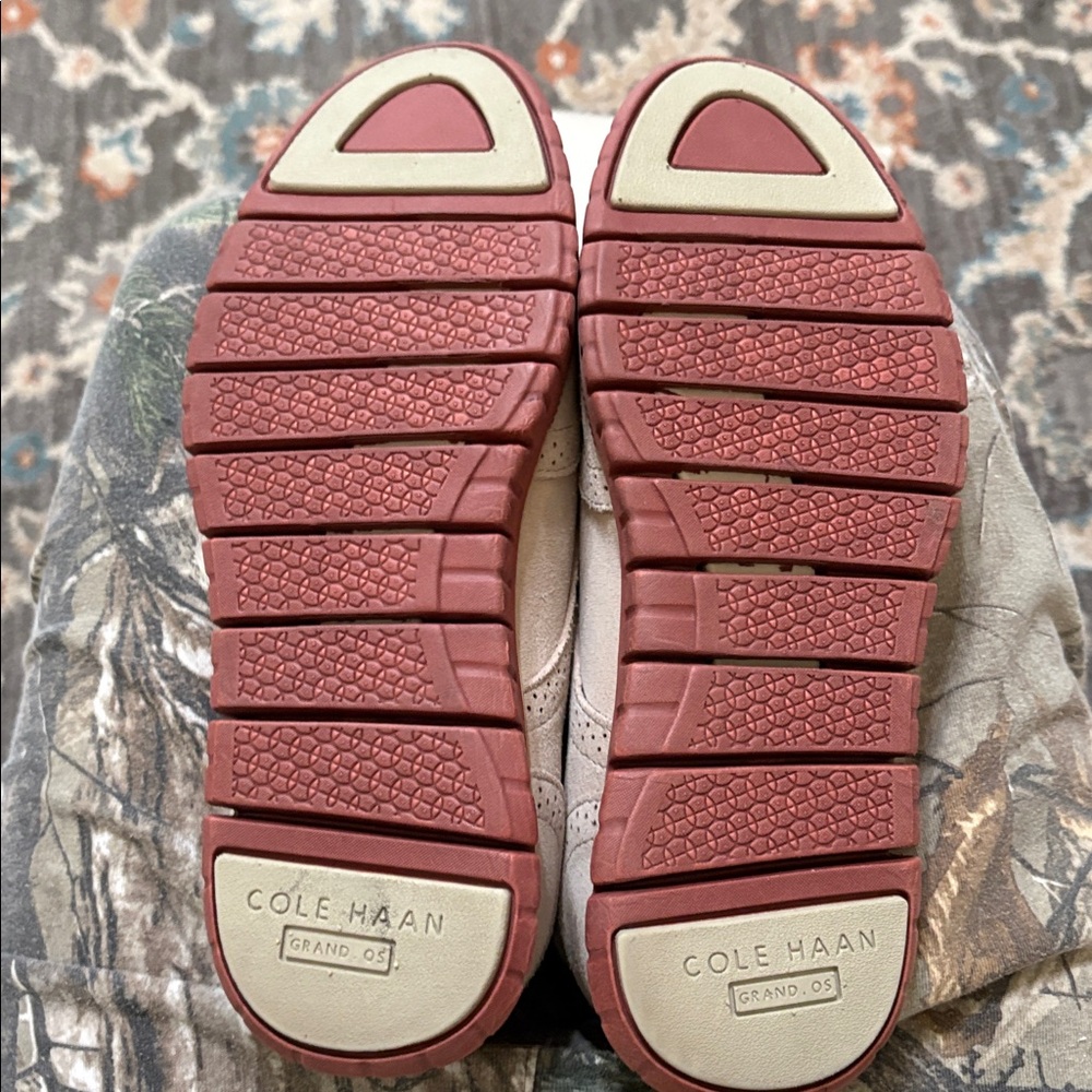 Cole Haan boys Tan Suede Lace-Up Dress Shoes (US Boys 5) - Picture 3 of 7